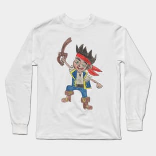 Little Pirate Long Sleeve T-Shirt